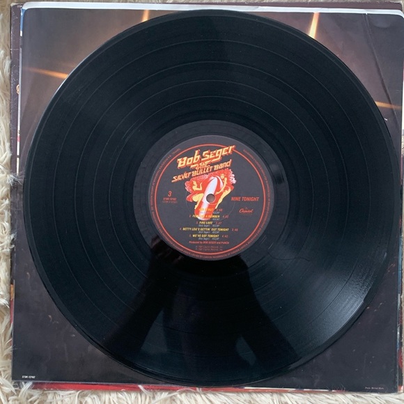 Bob Seger & The Silver Bullet Band Nine Tonight Double LP - Picture 8 of 9
